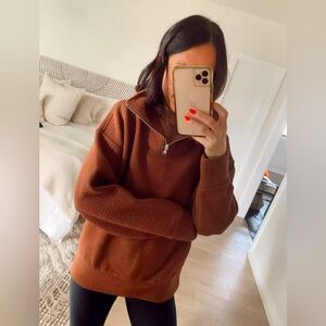 Calia Pullover Sweater in Brown